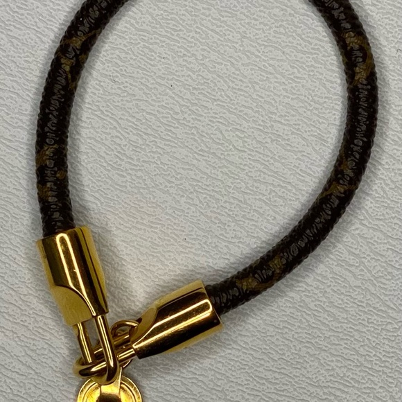 Louis Vuitton LV Monogram Brasserie Rack It Gold Tone Bracelet - Picture 5 of 6